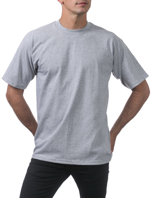 MENS Heavyweight Short Sleeve Tee (LIGHTGRAY)