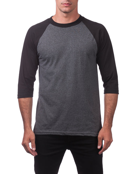 MENS Comfort Baseball Tee (GRAY)