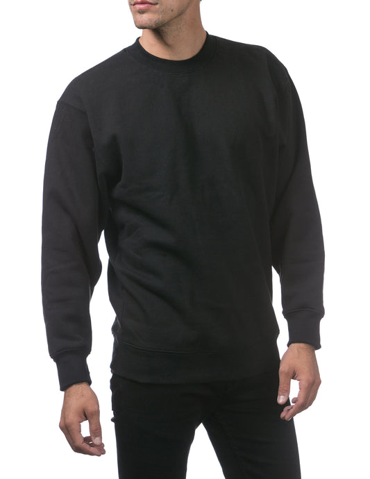 MENS Fleece Pullover Sweater (BLACK)