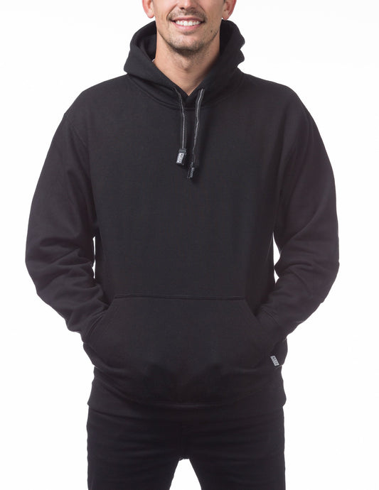 MENS Heavyweight Pullover Hoodie (BLACK)