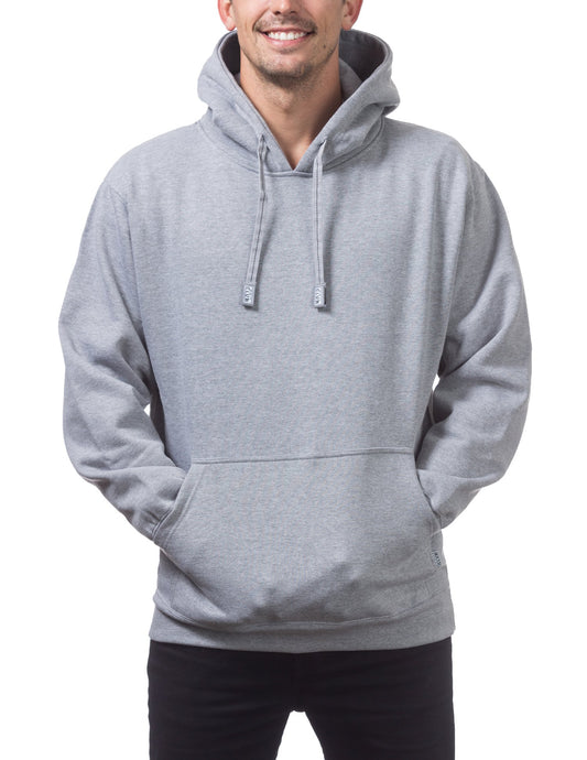 MENS Heavyweight Pullover Hoodie (LIGHTGRAY)