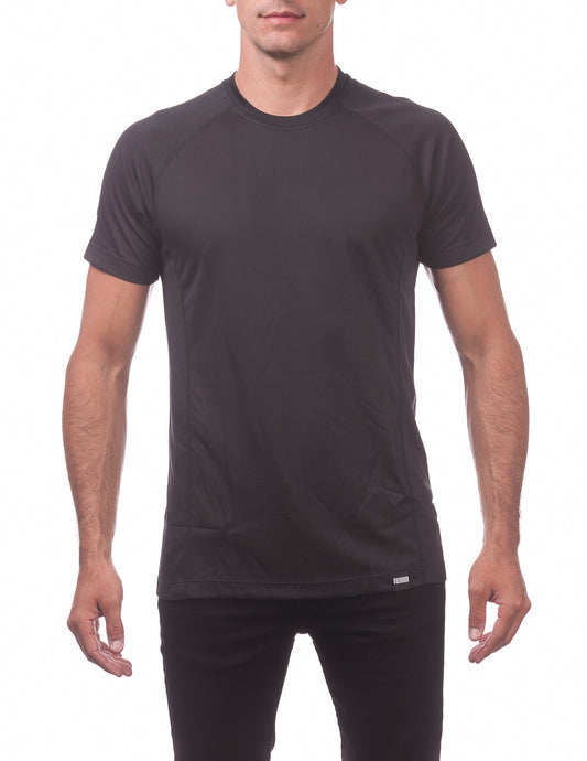 MENS Performance Dry Pro Short Sleeve T-shirt(BLACK)