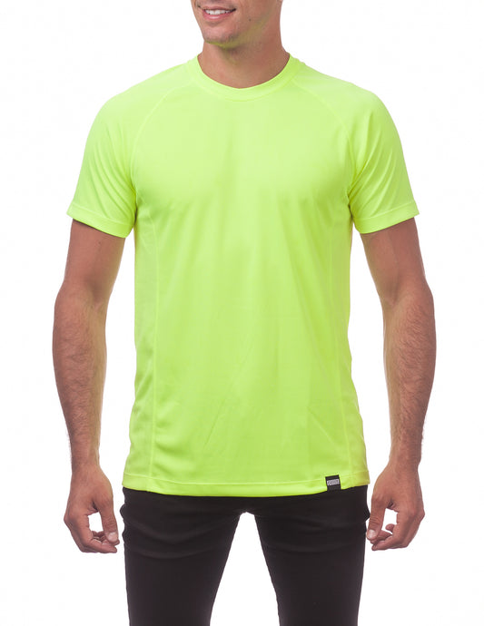 MENS Performance Dry Pro Short Sleeve T-shirt(SAFETYGREEN)