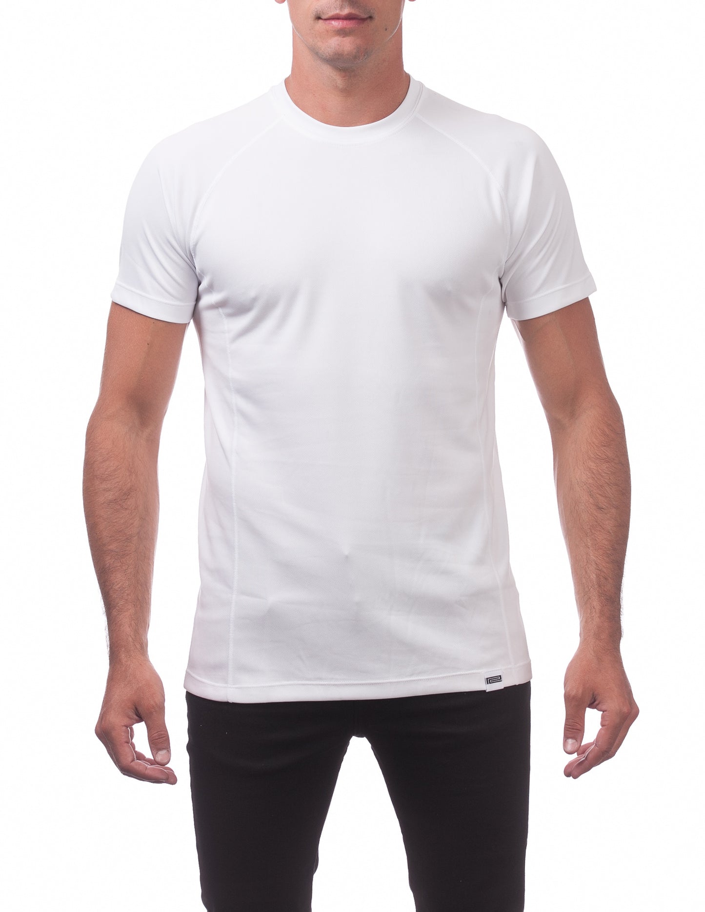 MENS Performance Dry Pro Short Sleeve T-shirt (WHITE)