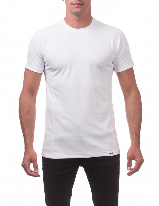 MENS Performance Dry Pro Short Sleeve T-shirt (WHITE)