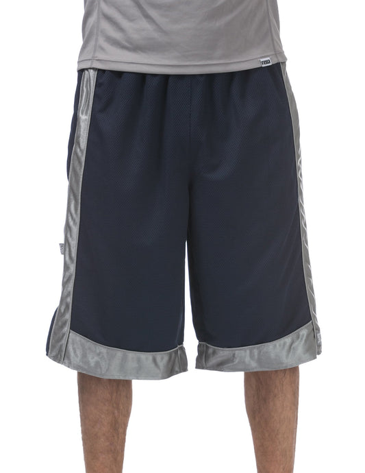 MENS Heavyweight Mesh Basketball Shorts (NAVYGRAY)