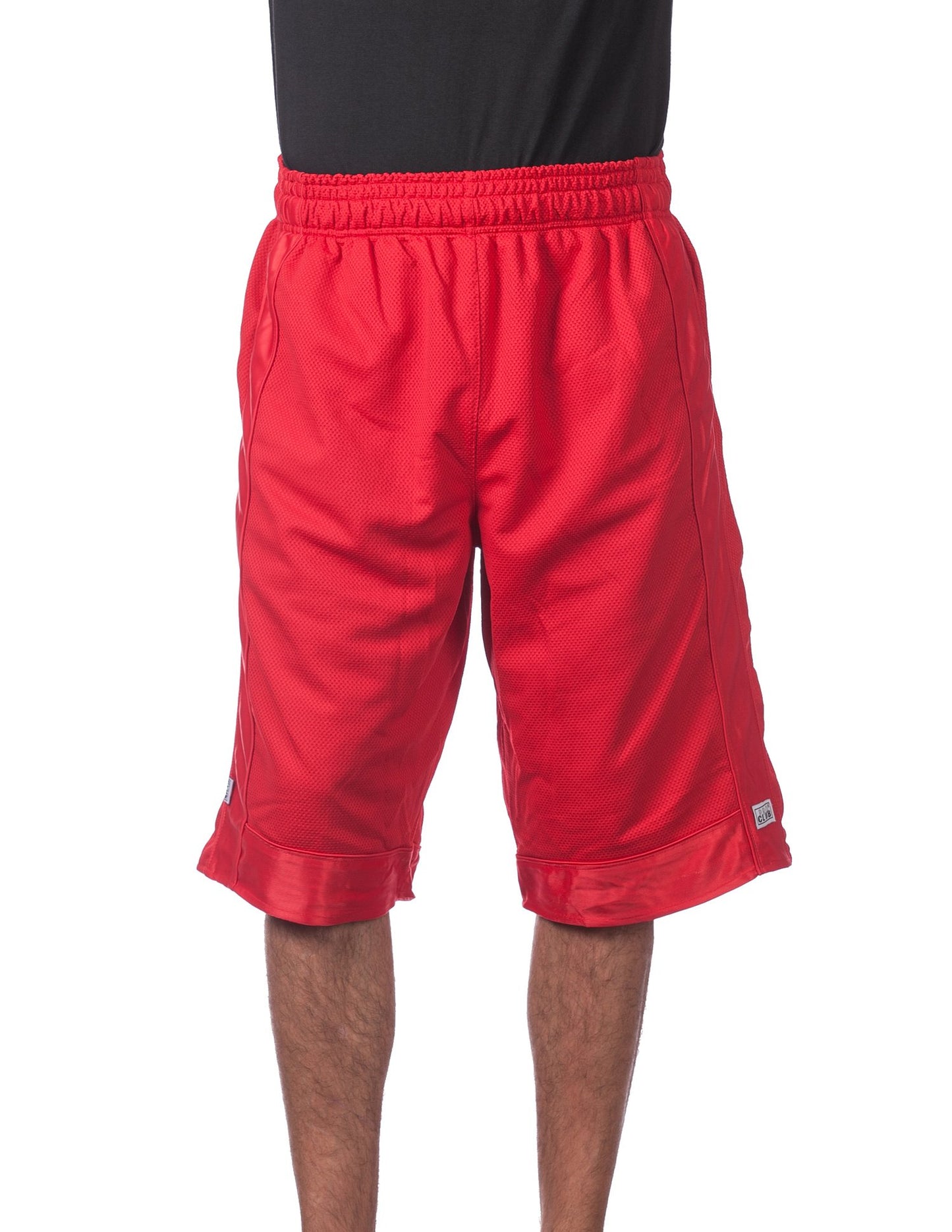 MENS Heavyweight Mesh Basketball Shorts (RED)
