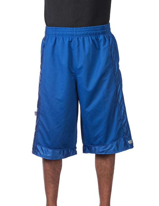 MENS Heavyweight Mesh Basketball Shorts (BLUE)