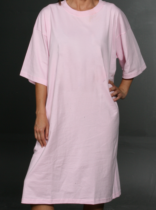 Women’s Short Sleeve Dress Tee (PINK)